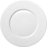 Тарелка «Коллекшн Эль Кутюр» десертная с широким бортом фарфор D=24см белый