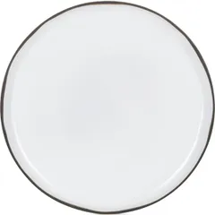 Тарелка «Карактэр» с высоким бортом керамика D=260,H=22мм камен.-серый.