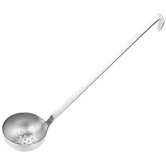 Ladle perforated stainless steel 250ml D=10,H=4,L=47cm metal.