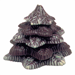 Форма для шоколада «Ель» поликарбонат D=88,H=88мм