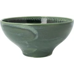 Salad bowl “Aurora Vesuvius Burnt”  porcelain  0.9 l  D=175, H=85mm  beige, green.