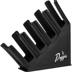 Диспенсер для стаканов 4 секции пластик D=13,1,H=45,5,L=48,B=11,4см черный