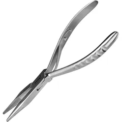 Tongs for removing bones from fish  stainless steel , L=17, B=7cm  metal.