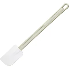Kitchen spatula (up to 220 C)  silicone, polyamide , L=47/12, B=7cm  gray, white