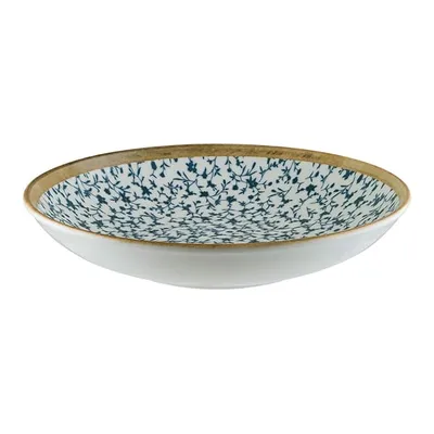 Тарелка глубокая «Калиф» фарфор 1,7л D=280,H=55мм белый,синий, изображение 2