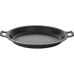 Сковорода для паэльи алюм.литой D=40,H=4,L=51см черный
