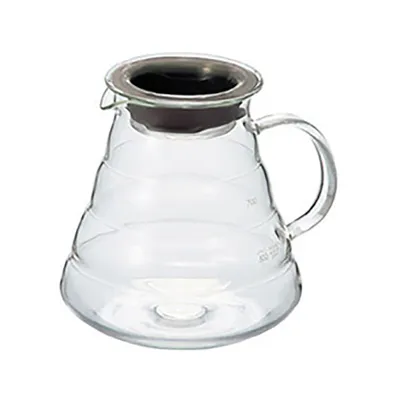 Чайник заварочный стекло,пластик 0,8л D=90/150,H=135мм прозр.,черный