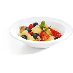 Тарелка глубокая «Ресторан» стекло 275мл D=160,H=37мм белый, изображение 2