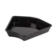 Лоток угловой 135° акрил ,H=5,L=28,B=28см черный