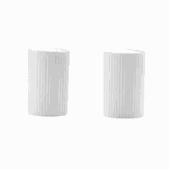 Набор для специй «Жансан» солонка и перечница фарфор ,H=80,L=100,B=32мм белый