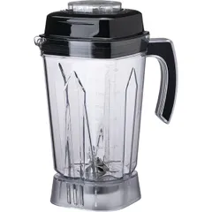 Container for blender “CB-699” with lid  2 l  transparent, black