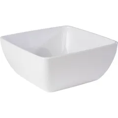 Square salad bowl plastic 8l ,H=14,L=32,B=32cm white