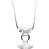 Ваза для цветов на ножке стекло D=18,H=30см прозр.