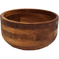 Large bowl  oak  D=24, H=13cm  dark wood