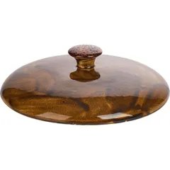 Lid for tureen 1132 0337  porcelain  brown.