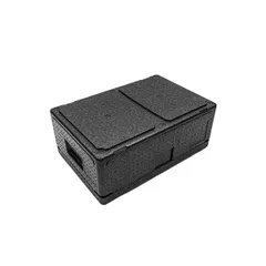 Термоконтейнер «Про» до 50 кг полипроп. 32л ,H=24,L=60,B=40см черный, изображение 3