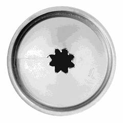 Насадка кондитерская «Звезда» сталь нерж. D=22/10,H=30мм металлич.