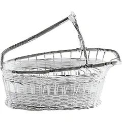 Подставка для бутылок «Корзина» для вина сталь,посеребрен. ,H=16,6,L=24/11см серебрист.