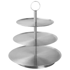 3-tier shelf for dessert “Prootel” d=21/26/31cm  stainless steel , H=36cm  metal.