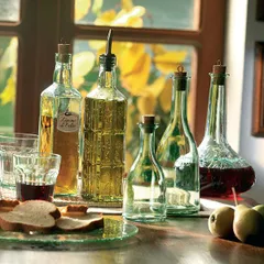 Бутылка для масла «Фиори» с пробкой стекло 0,575л ,H=30,L=6,B=6см прозр., изображение 2