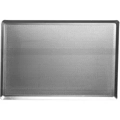 Perforated baking tray blue steel ,H=1,L=60,B=40cm metal.