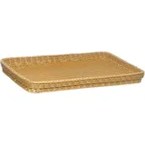 Корзина для хлеба плетеный для выпечки полипроп. ,H=5,L=60,B=40см св. дерево