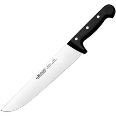 Нож для мяса «Универсал» сталь нерж.,полиоксиметилен ,L=385/250,B=53мм черный,металлич.