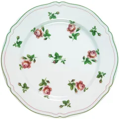 Тарелка «Нео Антирос» фарфор D=17,5см белый,зелен., изображение 2