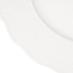 Тарелка «Поэма Лейс» десертная фарфор D=21см белый, изображение 4