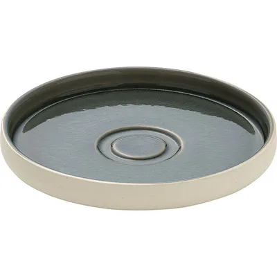 Тарелка «Нара» мелкая керамика D=15см серый, изображение 2