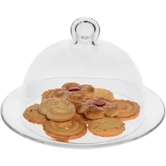 Крышка для подставки для торта «Сан Марко» стекло D=27,5,H=20,5см прозр., изображение 4