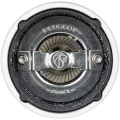 Мельница для соли «Лайн» бук,алюмин. ,H=12см белый,св. дерево, изображение 3