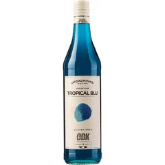 Blue Curacao syrup ODK glass 0.75l D=65,H=305mm