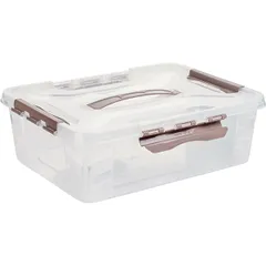 Food container with lid  polyprop. 10l ,H=12.4,L=39,B=29cm transparent.