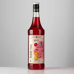 Сироп «Баббл Гам» Pinch&Drop стекло 1л D=85,H=330мм красный, изображение 2