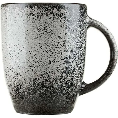 Чашка чайная «Млечный путь» фарфор 300мл D=80,H=105мм черный,белый, изображение 2