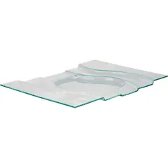 Блюдо сервировочное «Криэйшнз Сплэш» стекло ,L=50,B=35см прозр., изображение 2