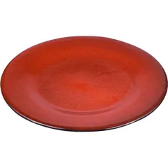 Plate “Milky Way orange”  porcelain  D=20, H=2cm  orange, black