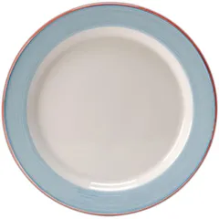 Plate “Rio Blue” small  porcelain  D=230, H=18mm  white, blue