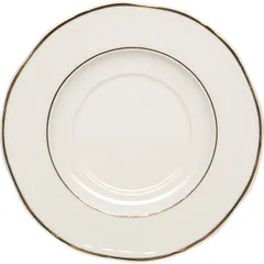 Блюдце «Афродита» фарфор D=170,H=18мм белый,золотой