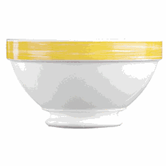 Салатник «Браш» стекло 0,51л D=130,H=74мм желт.