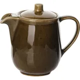 Кофейник «Кантри Стайл» с крышкой фарфор 1л D=10,H=15,L=20см зелен.