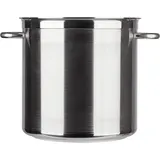 Кастрюля без крышки с ручками сталь нерж. 25л D=32см металлич.