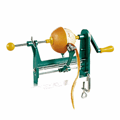 Machine for peeling oranges ,H=15,L=30,B=10cm green.