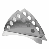 Салфетница сталь ,H=105,L=180,B=30мм металлич.