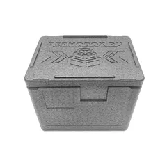 Термоконтейнер «Лайт» до 10 кг полипроп. 22л ,H=32,L=40,B=30см черный, изображение 3