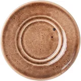 Блюдце «Маррон Реативо» фарфор D=155,H=20мм коричнев.,бежев.