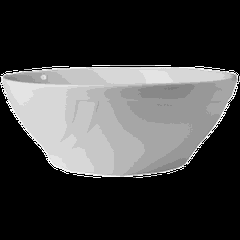 Salad bowl “Atlantis”  porcelain  0.95 l  D=185, H=70mm  white