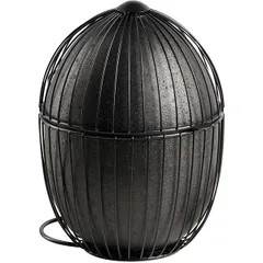 Корзина для яиц полиуретан,металл D=23,H=31см черный, изображение 2