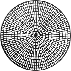 Коврик барный для подноса резина D=310,H=3мм черный